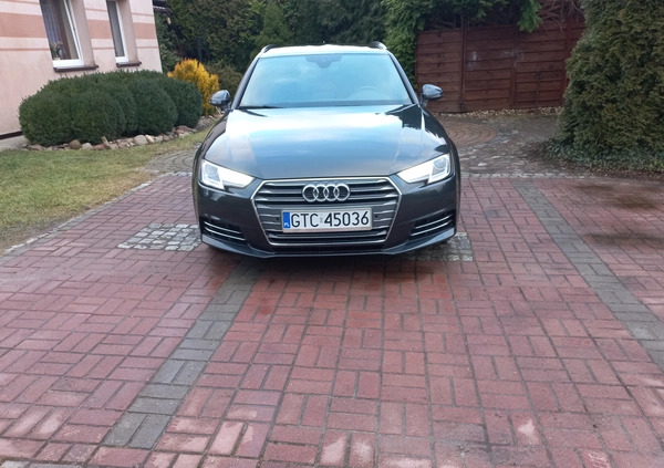 Audi A4 cena 66900 przebieg: 142000, rok produkcji 2016 z Tczew małe 232